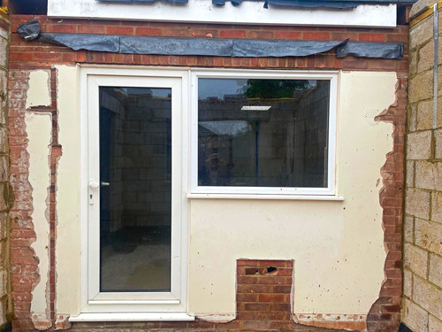 White upvc external single - upvc,