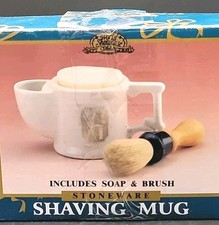 Shaving Mug Vintage White