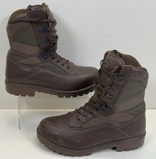 British Army Surplus Brown Leather YDS Kestrel Combat Patrol Boots UK 9M