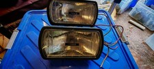 Ring Road Runner Vintage Retro Classic Rectangular Halogen Fog Lamps Spot Lights