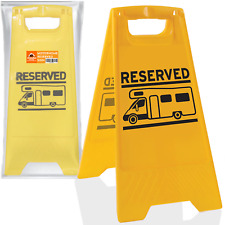 Xtremeauto Motorhome / Camper Pitch Reserved Sign A Board Sign Keep Pitch Safe