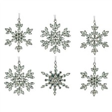 Pack of Silver Snowflake