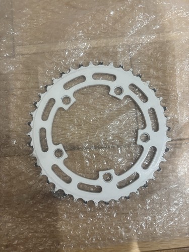 White bmx chainring - white, school