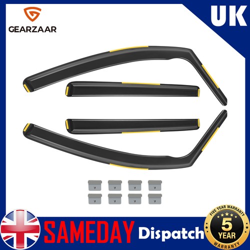 4pcs wind deflectors tinted - 4pcs,