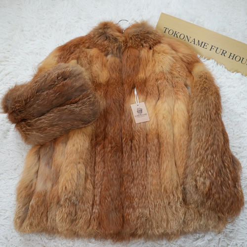 Red fox fur - red,