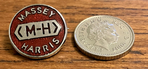Massey harris enamel - (m-h),