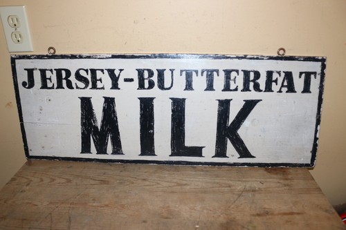 Vintage jersey butterfat milk - jersey-butterfat,