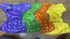 4 x Reusable Nappies Bundle