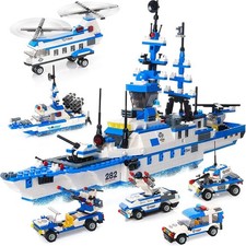1169 Pieces Police Ship