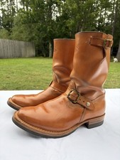 Wesco Mister Lou Engineer Boots Natural Maryam Horsehide Size 11E