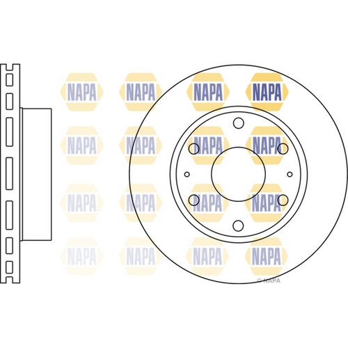 Brake discs vented - 2x,