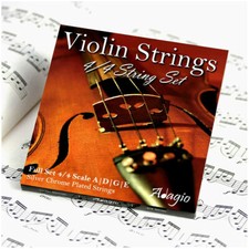 Adagio VIOLIN STRINGS SET 4/4 3/4 - Beginner to Pro Quality Series RRP £10.99