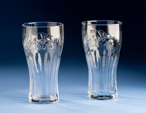 Genuine coca cola - genuine, glasses