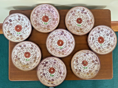 Set antique pink 7 - set, 7"