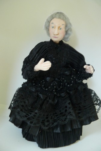 Dolls house miniature polymer - house,