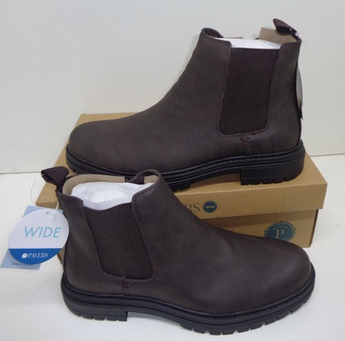 Pavers mens brown boots ankle - pavers,