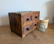 Rare India Wooden Metalwork