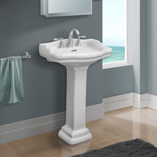 Roosevelt 18" Pedestal Sink -