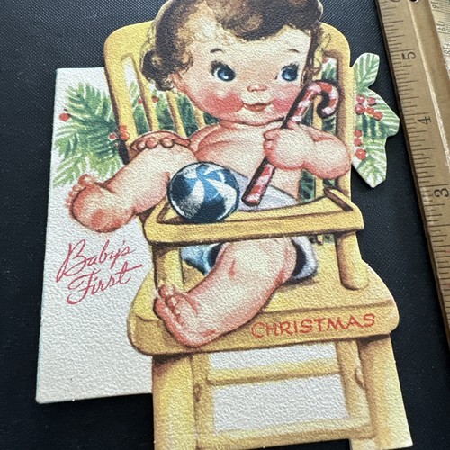 Vtg christmas card - vtg, gibson