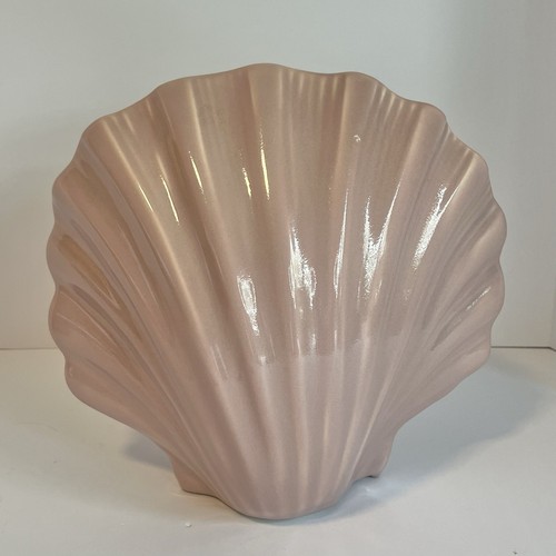 Vtg mauve pink large ceramic - mauve,