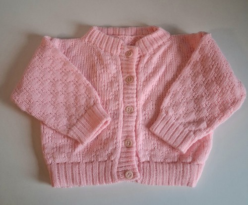 Vintage baby cardigan matinee - cardigan,