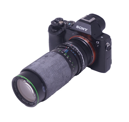 Sony mount adapted 200mm - sony,