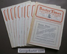 George Baxter Prints – Baxter Times Volume 1 – 12 Issues – 1923 / 24