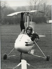 Autogyro Wing Commander Ken Wallis 1986 Press Photo