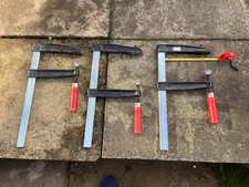 1 x Large Bessey TGN40T20 F clamp deep 200mm throat 7000N force 400mm opening