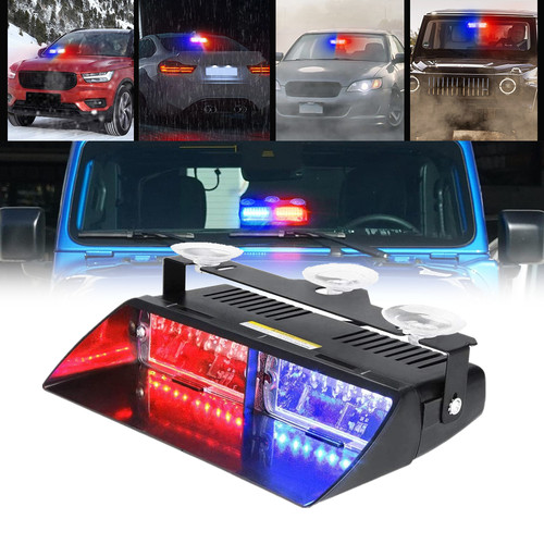 Red blue 16led emergency - red,