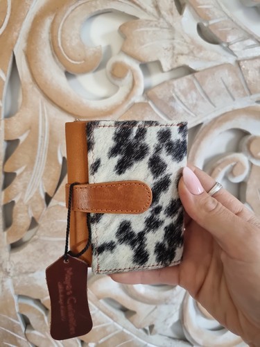 Small trifold leather wallet - trifold,