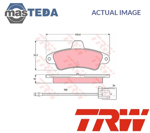 Gdb1112 brake pads set - brake,