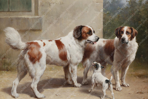 Three dogs carl reichert 1906 - reichert,