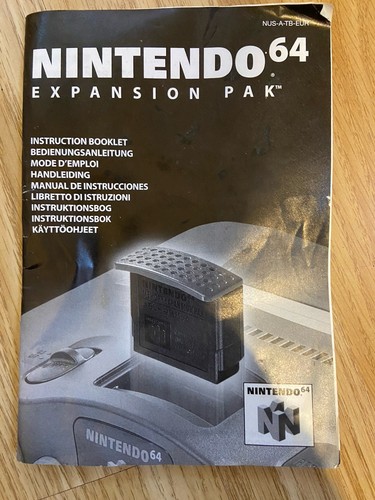 N64 expansion pack instruction - expansion,