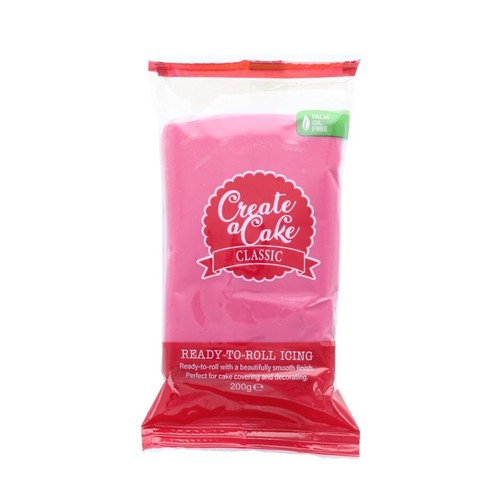Pink sugarpaste create cake - pink,
