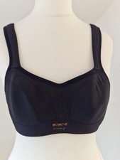 34B Panache  Black Sports Bra Underwired VGC Run