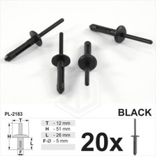 20x 5mm Hole Clips Bumper
