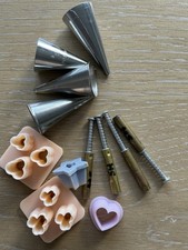 Small Cutters for Miniature Fimo Modeling Clay and Piping End for Modeling