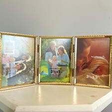 Three Hinged 3.5" x 5" Brass