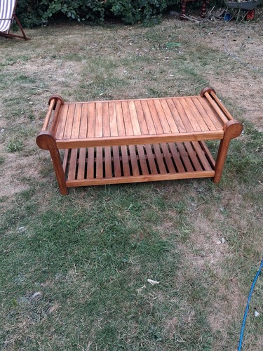 Teak lutyens style garden - teak,