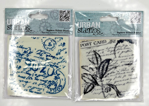 Papermania square urban stamps - papermania,