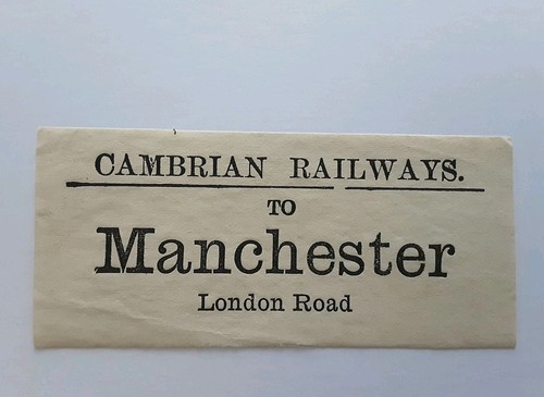 Cambrian railways luggage - railways,