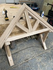 Solid Oak Porch Canopy Kit