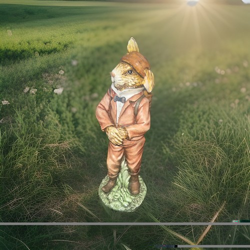 Henri chrisdon bunny resin - henri,