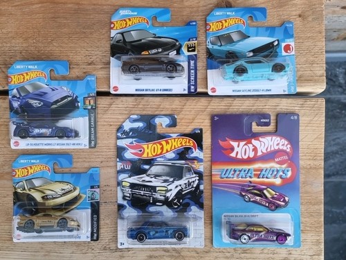 Hot wheels nissan bundle - 6x,