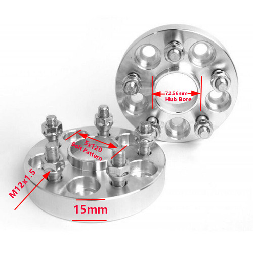 2pcs 15mm hub centric wheel - 15mm,