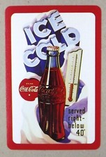 1 x Playing card single Coca Cola Ice Cool 5 Spades Y730