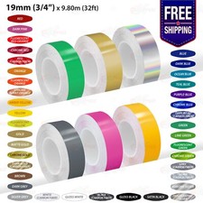 19mm PIN STRIPES Car Model Motorcycle Truck Decals Line TAPE Vinyl Stickers 3/4"