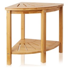 Bamboo Corner Shower Bench