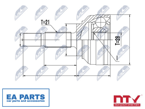 Joint kit drive shaft for - drive,